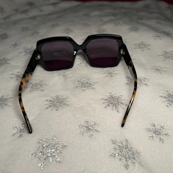 PRADA PR 21XS Leopard Print Black/Grey Polarized Sunglasses - Picture 4 of 9